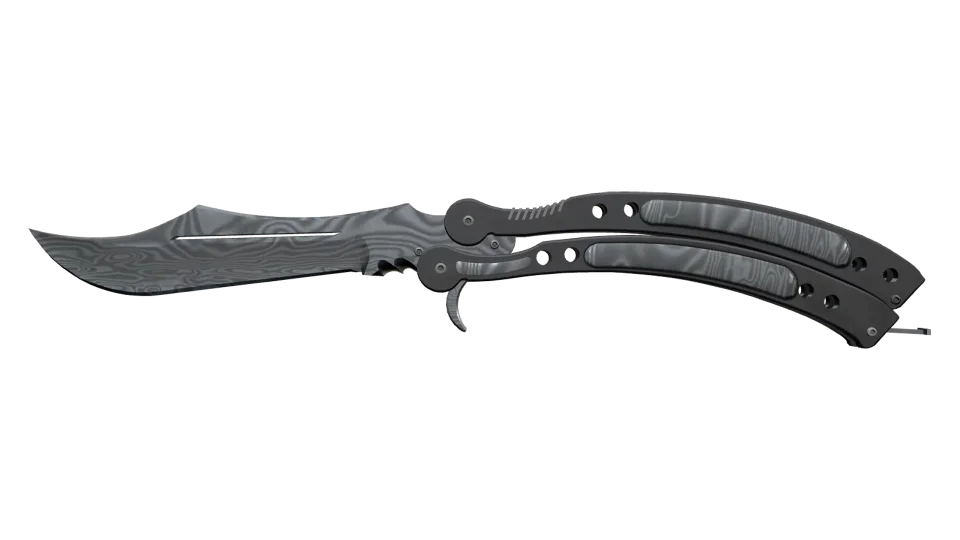 ★ Butterfly Knife | Damascus Steel (Well-Worn) thumbnail