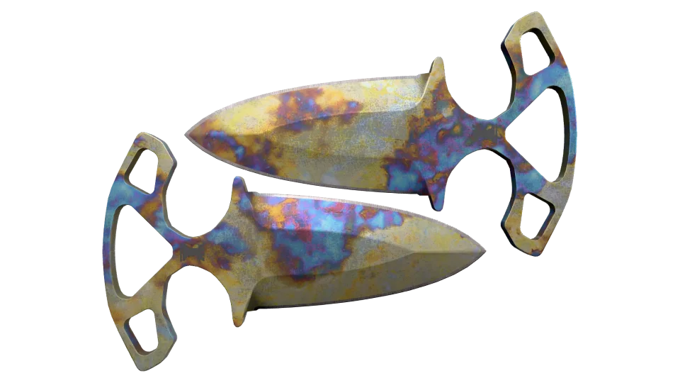 ★ Shadow Daggers | Case Hardened (Well-Worn) thumbnail
