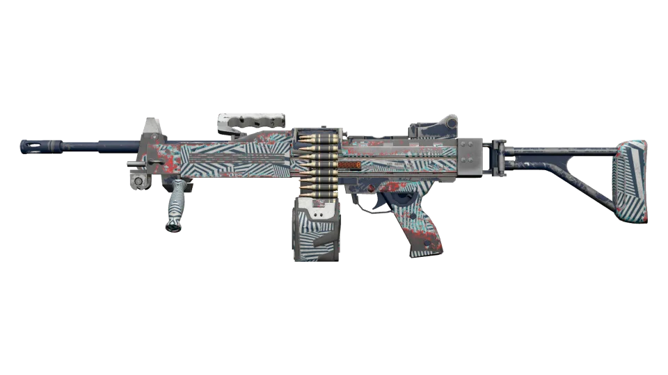 StatTrak™ Negev | Dazzle (Well-Worn)