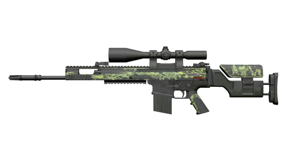 StatTrak™ SCAR-20 | Outbreak (Well-Worn)