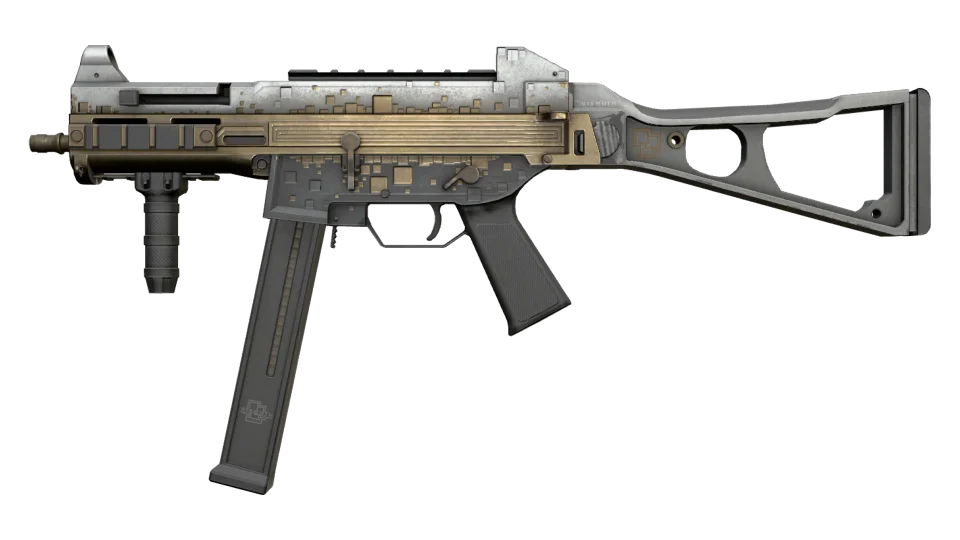 UMP-45 | Gold Bismuth (Well-Worn)