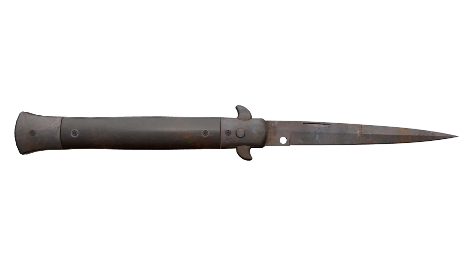 Miniature de ★ Stiletto Knife | Rust Coat (Well-Worn)
