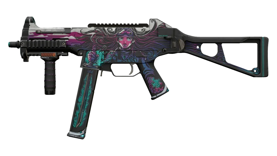 StatTrak™ UMP-45 | Neo-Noir (Well-Worn)