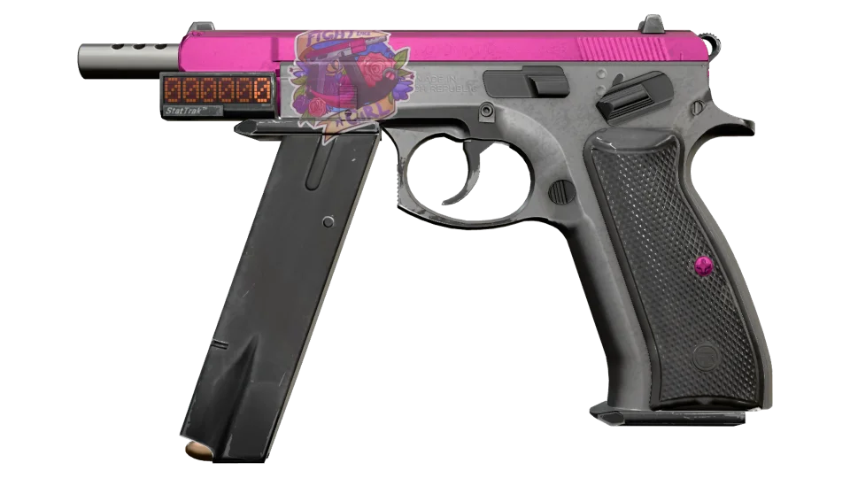 StatTrak™ CZ75-Auto | The Fuschia Is Now (Minimal Wear)