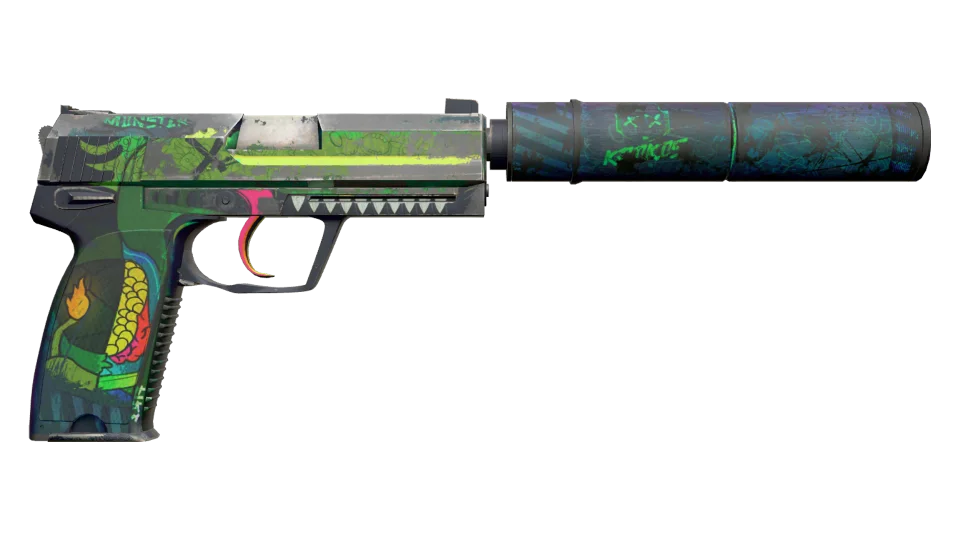 Miniatura de USP-S | Monster Mashup (Battle-Scarred)