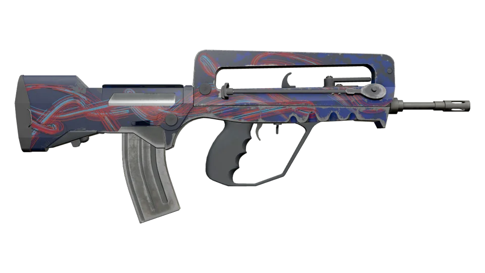 Miniature de StatTrak™ FAMAS | Afterimage (Minimal Wear)