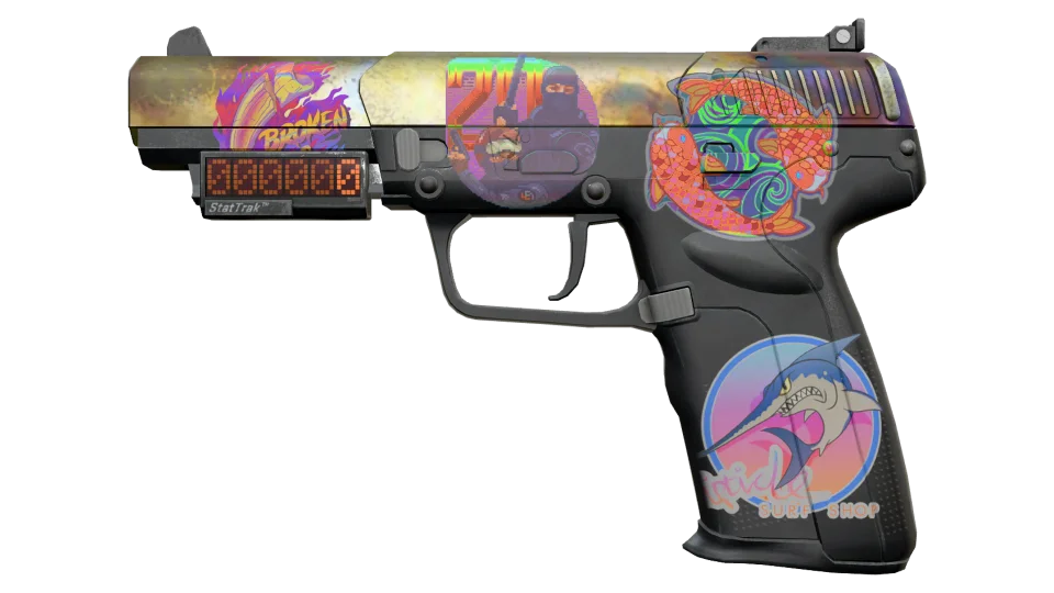 StatTrak™ Five-SeveN | Case Hardened (Well-Worn) thumbnail
