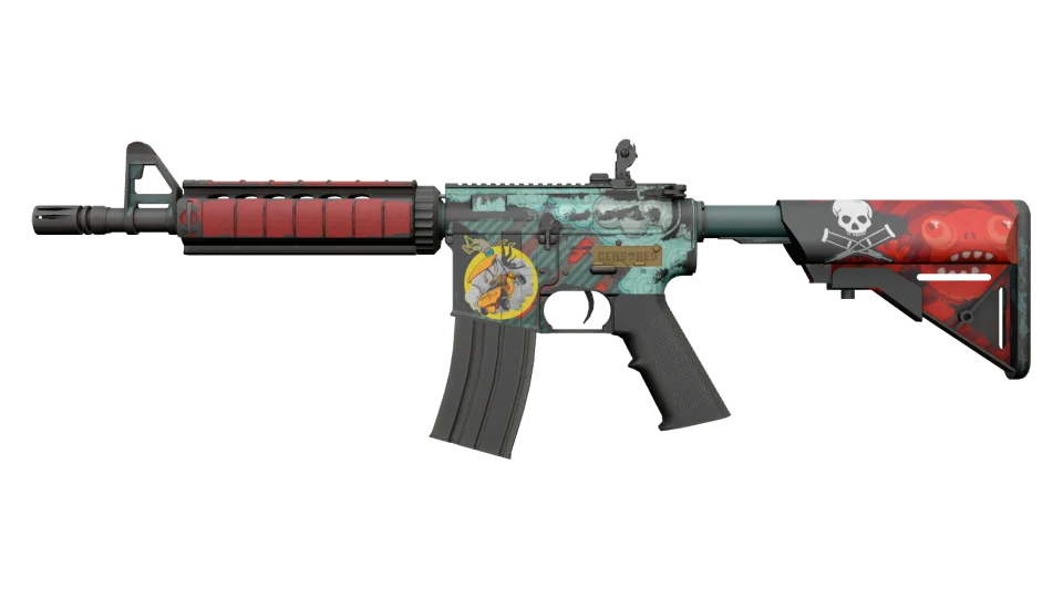صورة مصغرة لـ M4A4 | Bullet Rain (Field-Tested)