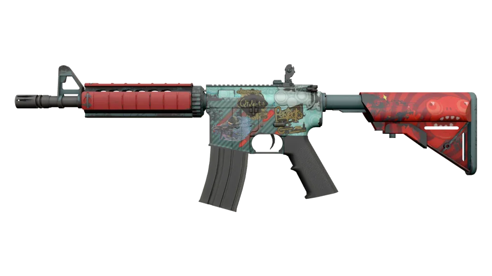 M4A4 | Bullet Rain (Minimal Wear)