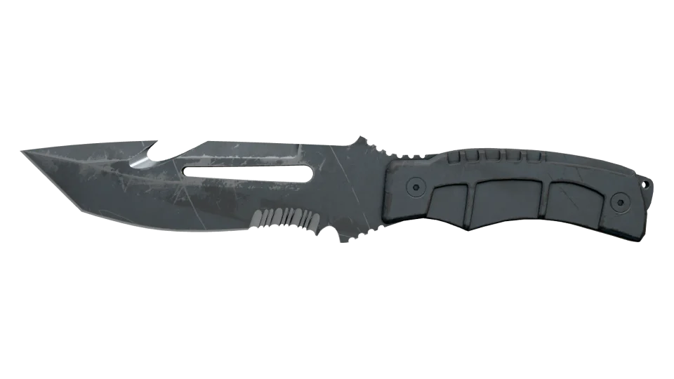 ★ Survival Knife | Night Stripe (Battle-Scarred)