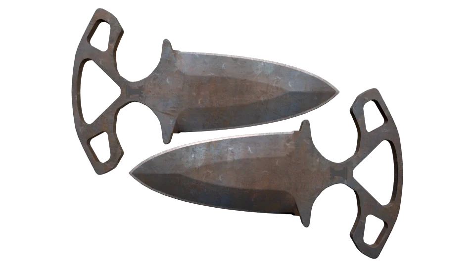 ★ Shadow Daggers | Rust Coat (Well-Worn)