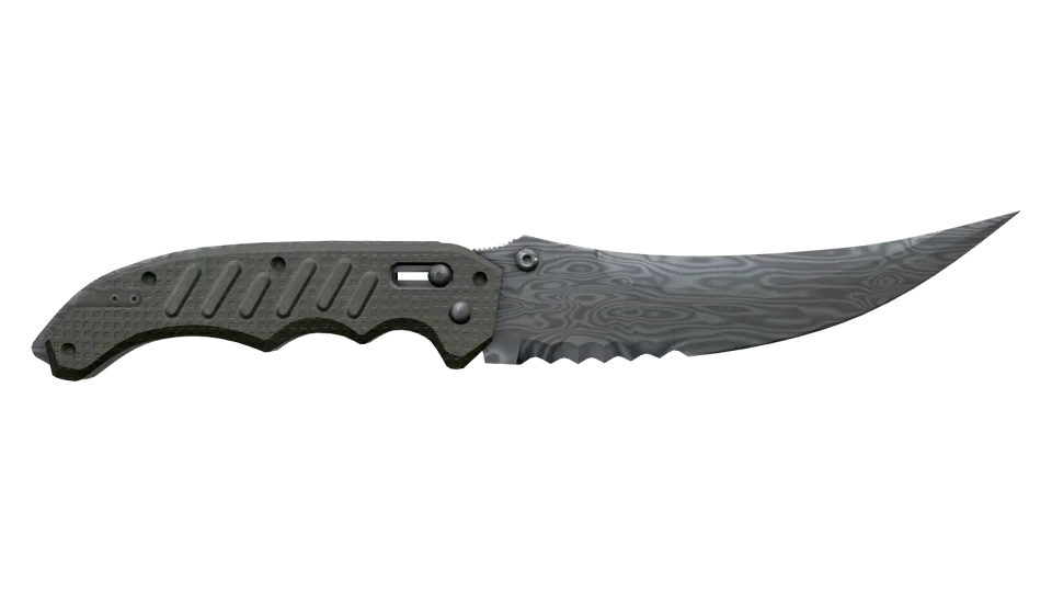 ★ Flip Knife | Damascus Steel (Well-Worn) thumbnail