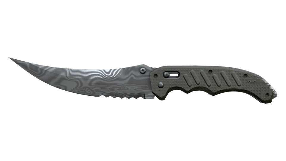 ★ Flip Knife | Damascus Steel (Well-Worn)