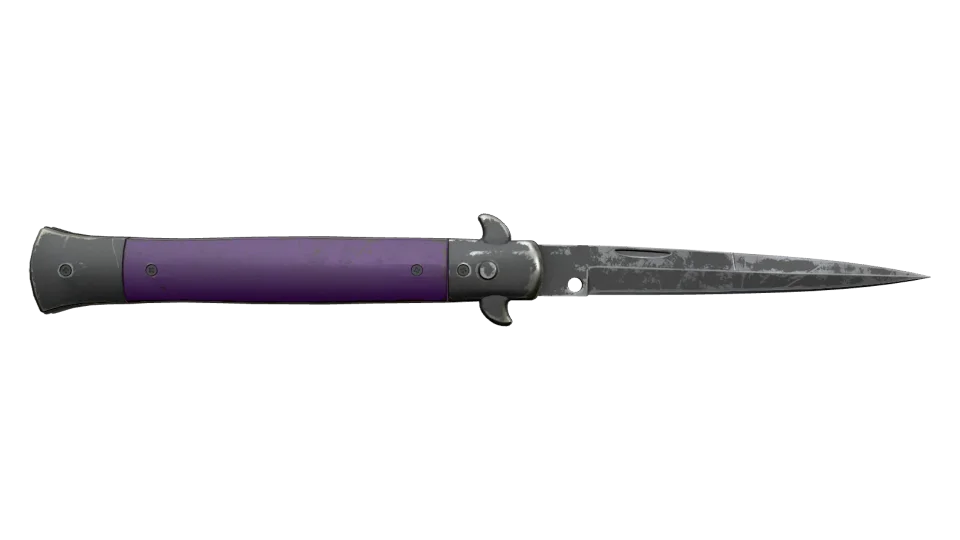 ★ Stiletto Knife | Ultraviolet (Battle-Scarred) thumbnail