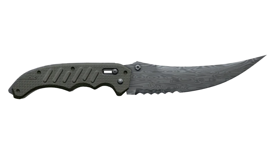★ Flip Knife | Damascus Steel (Well-Worn) thumbnail