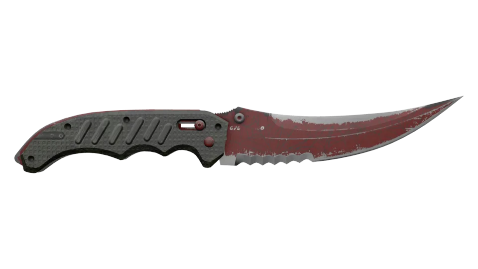 ★ Flip Knife | Crimson Web (Battle-Scarred) thumbnail