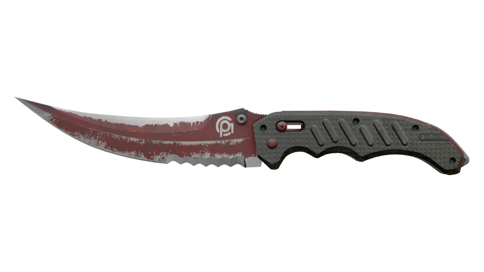 ★ Flip Knife | Crimson Web (Battle-Scarred) thumbnail