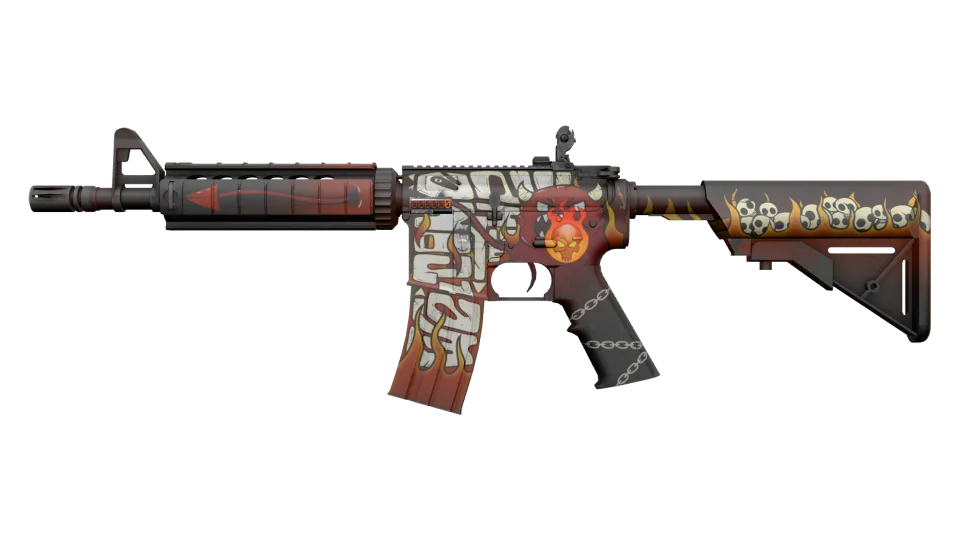 StatTrak™ M4A4 | Hellfire (Factory New)