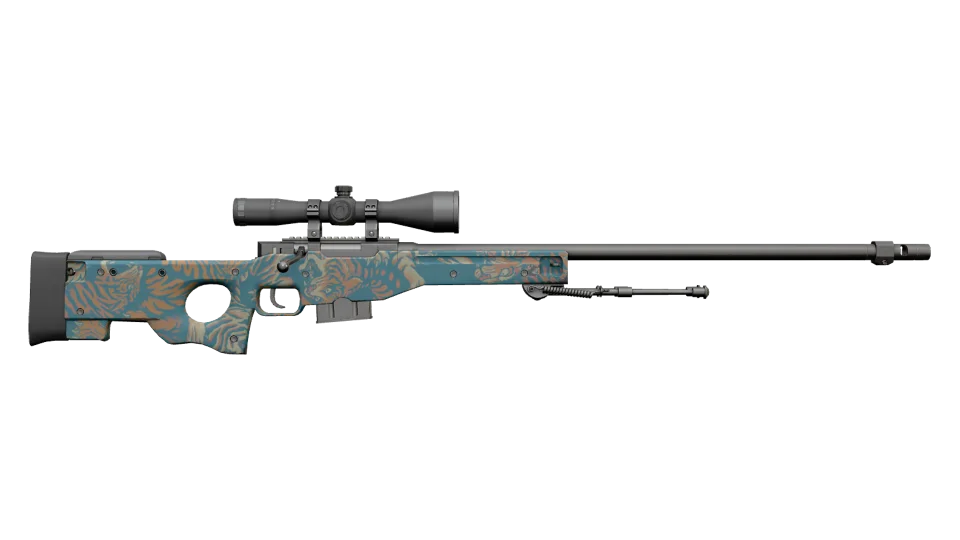 Vorschau von AWP | Silk Tiger (Minimal Wear)