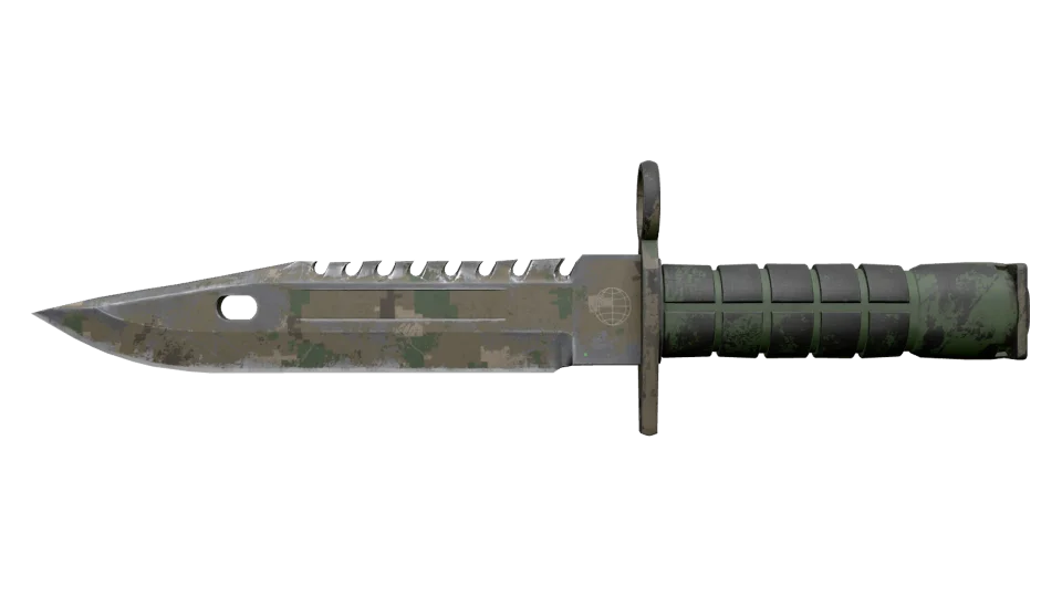 ★ M9 Bayonet | Forest DDPAT (Well-Worn)
