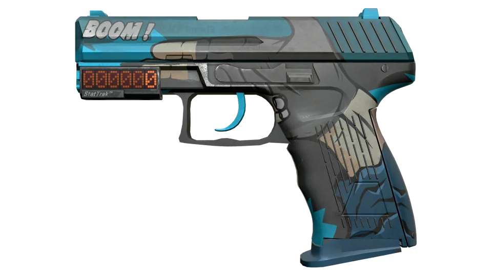 StatTrak™ P2000 | Handgun (Battle-Scarred)