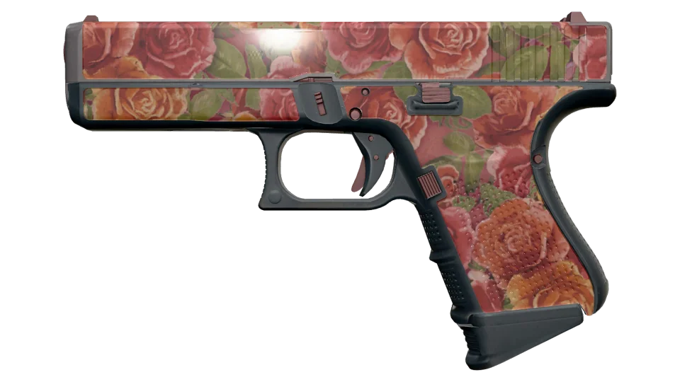 Glock-18 | Coral Bloom (Minimal Wear)