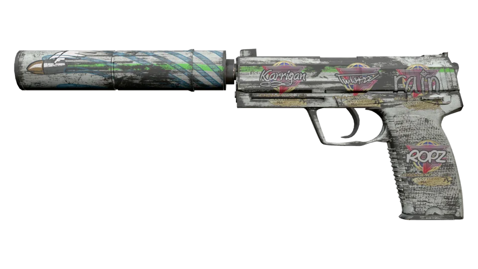 USP-S | Road Rash (Well-Worn)