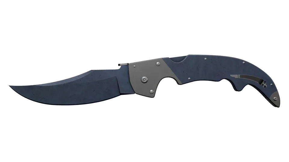 ★ Falchion Knife | Blue Steel (Well-Worn)