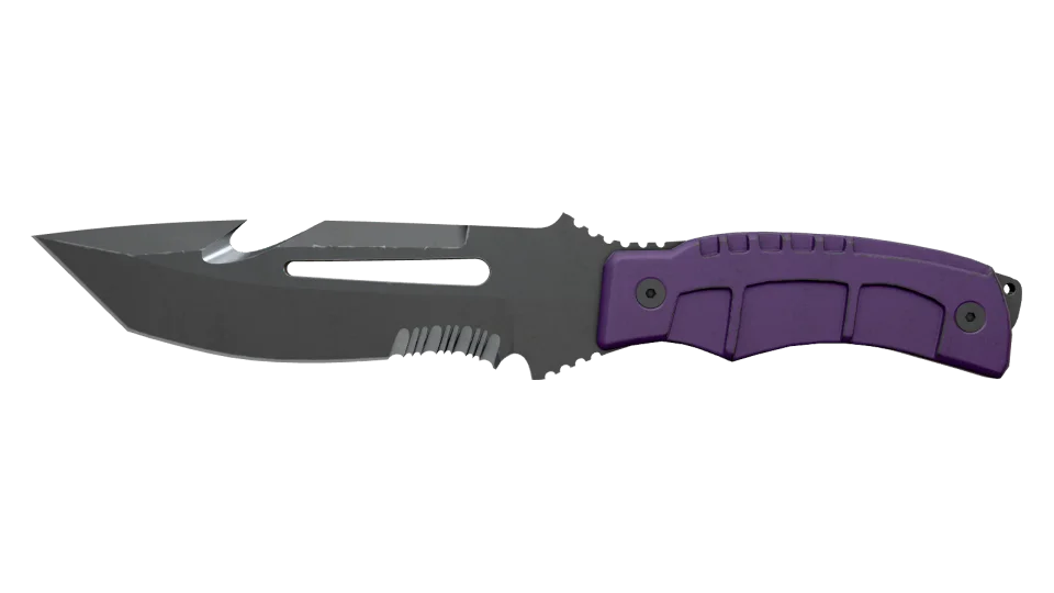 ★ Survival Knife | Ultraviolet (Well-Worn)