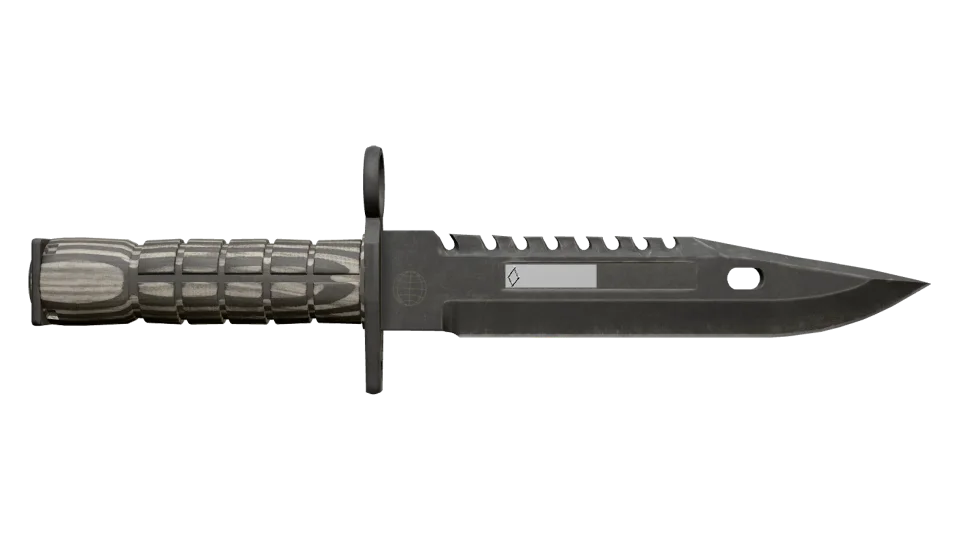 ★ StatTrak™ M9 Bayonet | Black Laminate (Battle-Scarred) thumbnail