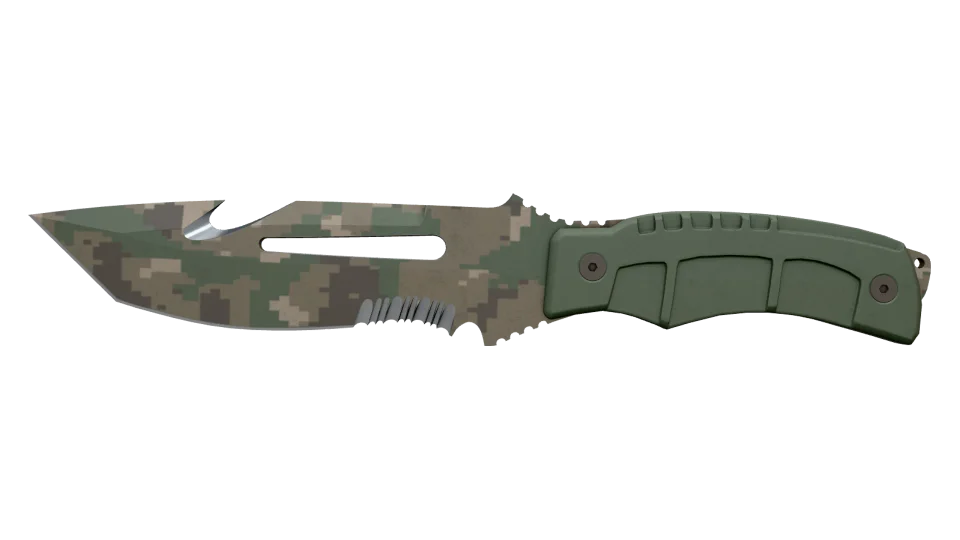 Miniatura de ★ StatTrak™ Survival Knife | Forest DDPAT (Field-Tested)