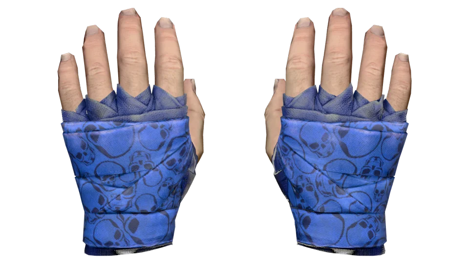 ★ Hand Wraps | Cobalt Skulls (Field-Tested) thumbnail