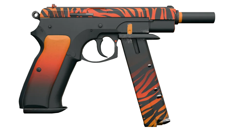 CZ75-Auto | Tigris (Minimal Wear) thumbnail