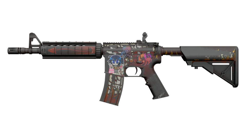 M4A4 | Hellfire (Battle-Scarred)