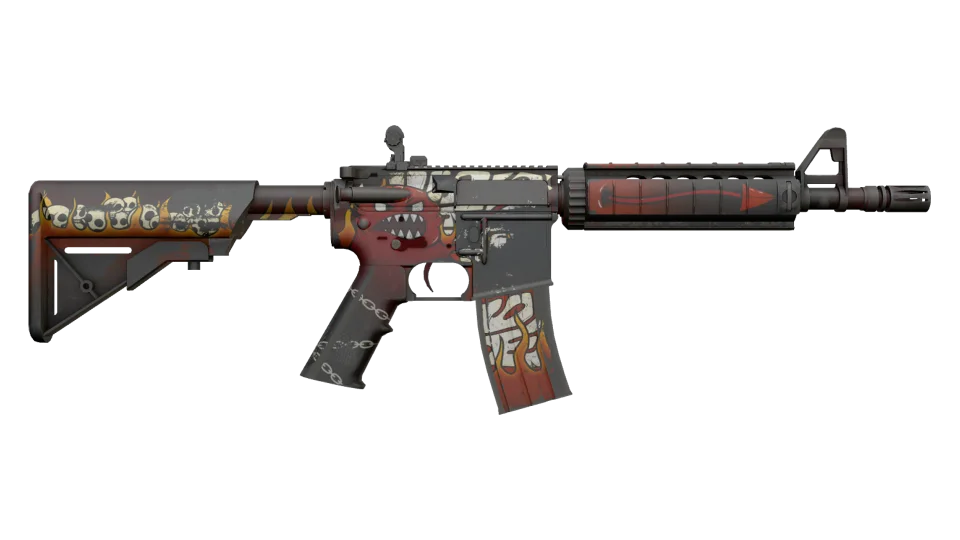 M4A4 | Hellfire (Field-Tested) thumbnail