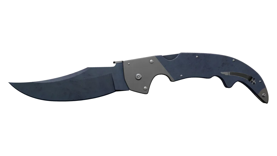 ★ Falchion Knife | Blue Steel (Well-Worn)