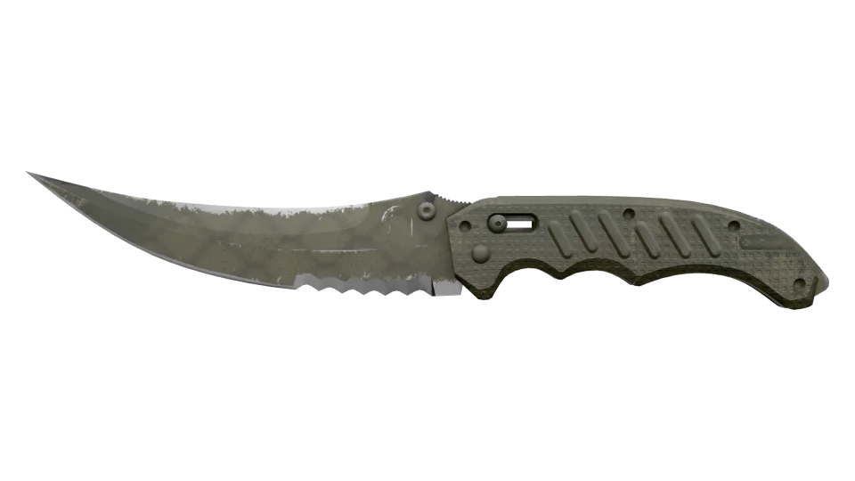 ★ Flip Knife | Safari Mesh (Well-Worn)