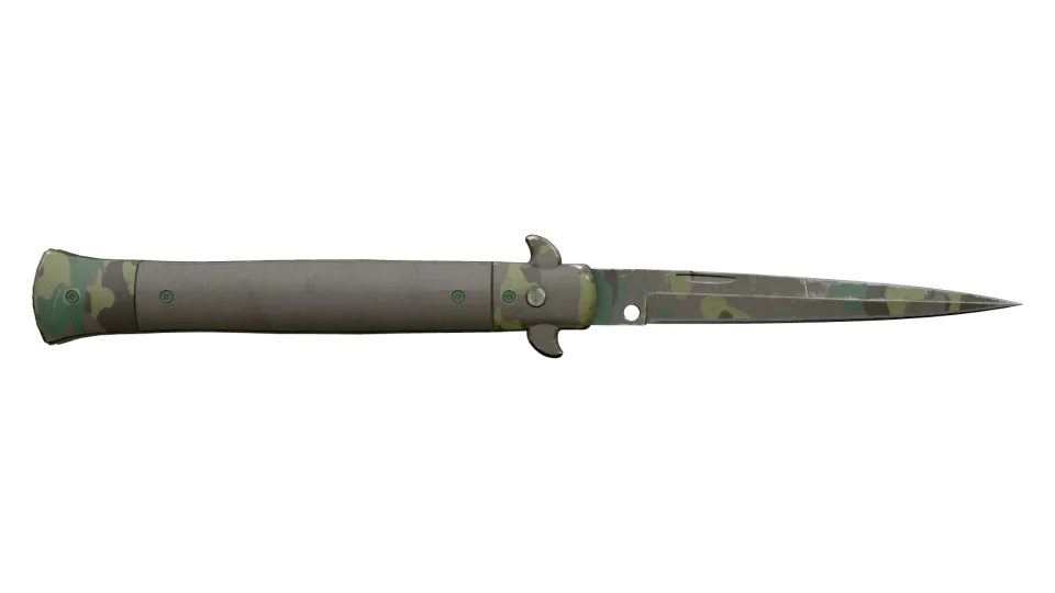 ★ Stiletto Knife | Boreal Forest (Well-Worn) thumbnail