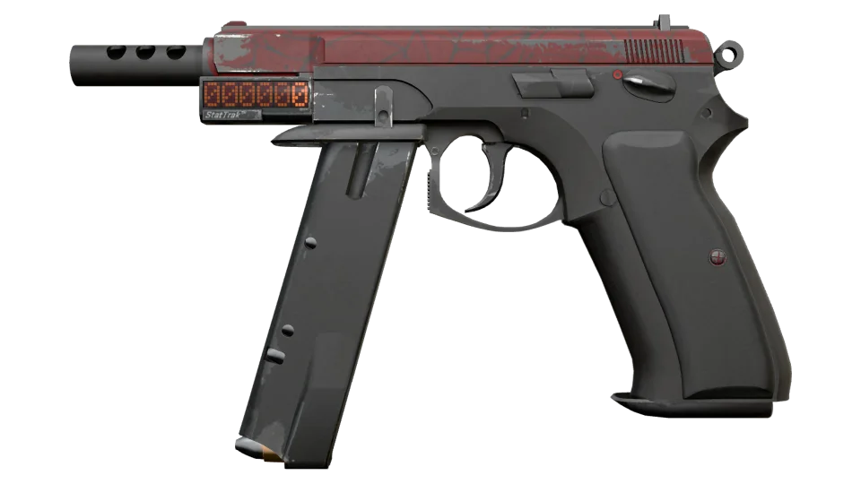 StatTrak™ CZ75-Auto | Crimson Web (Well-Worn)