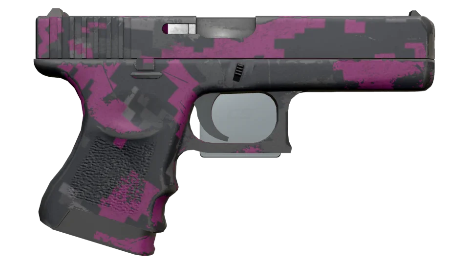 صورة مصغرة لـ Glock-18 | Pink DDPAT (Well-Worn)