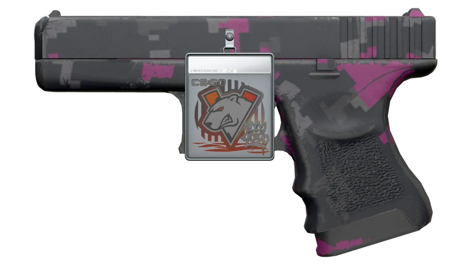 صورة مصغرة لـ Glock-18 | Pink DDPAT (Well-Worn)