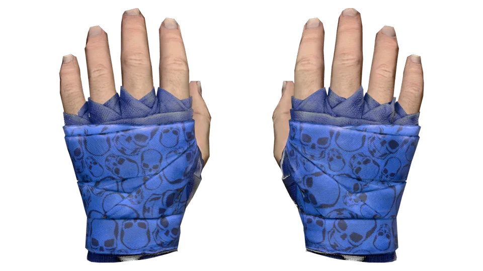 ★ Hand Wraps | Cobalt Skulls (Field-Tested) thumbnail