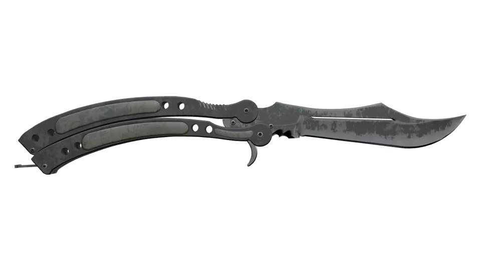 ★ Butterfly Knife | Night (Battle-Scarred) thumbnail