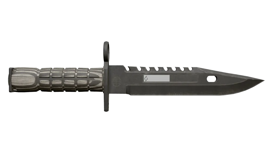 ★ StatTrak™ M9 Bayonet | Black Laminate (Battle-Scarred) thumbnail