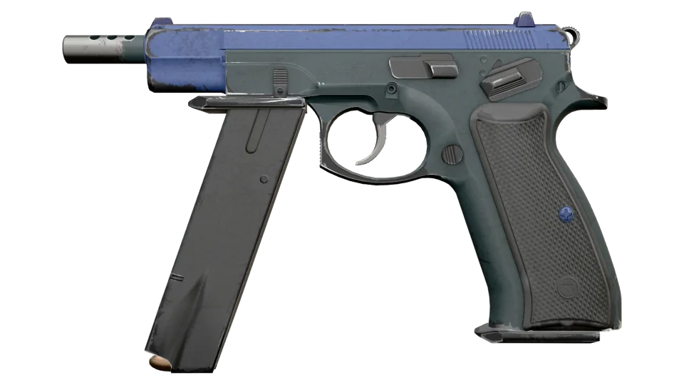 CZ75-Auto | Indigo (Well-Worn)