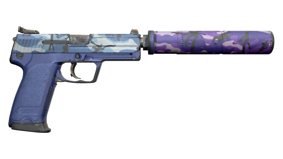 Miniature de USP-S | Alpine Camo (Well-Worn)