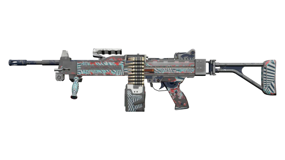 StatTrak™ Negev | Dazzle (Battle-Scarred) thumbnail