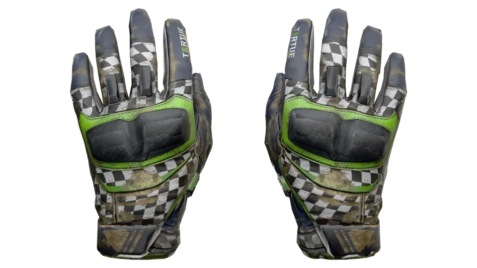 ★ Moto Gloves | Finish Line (Battle-Scarred) thumbnail