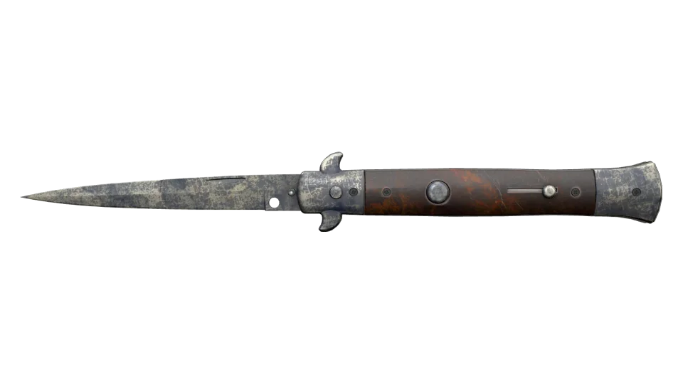 ★ Stiletto Knife | Stained (Battle-Scarred)