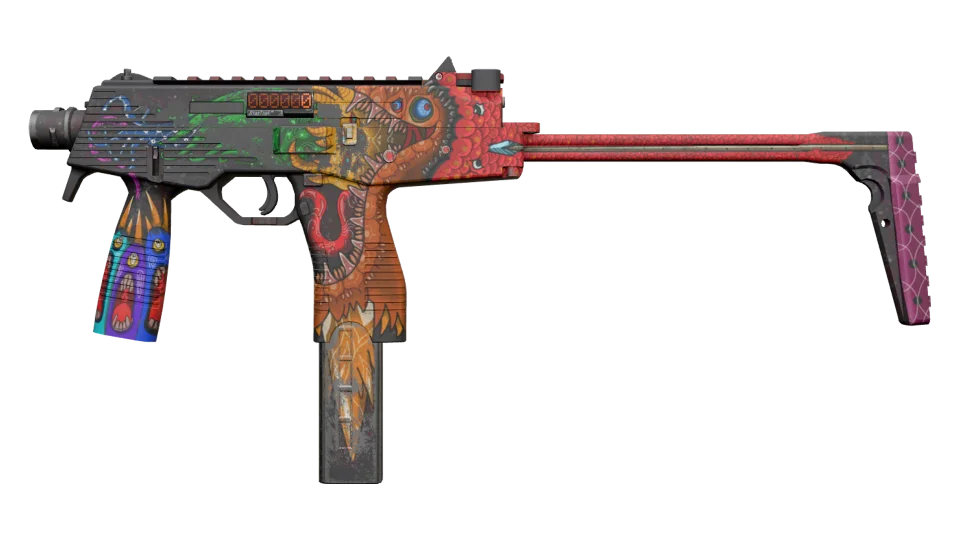 StatTrak™ MP9 | Food Chain (Battle-Scarred)